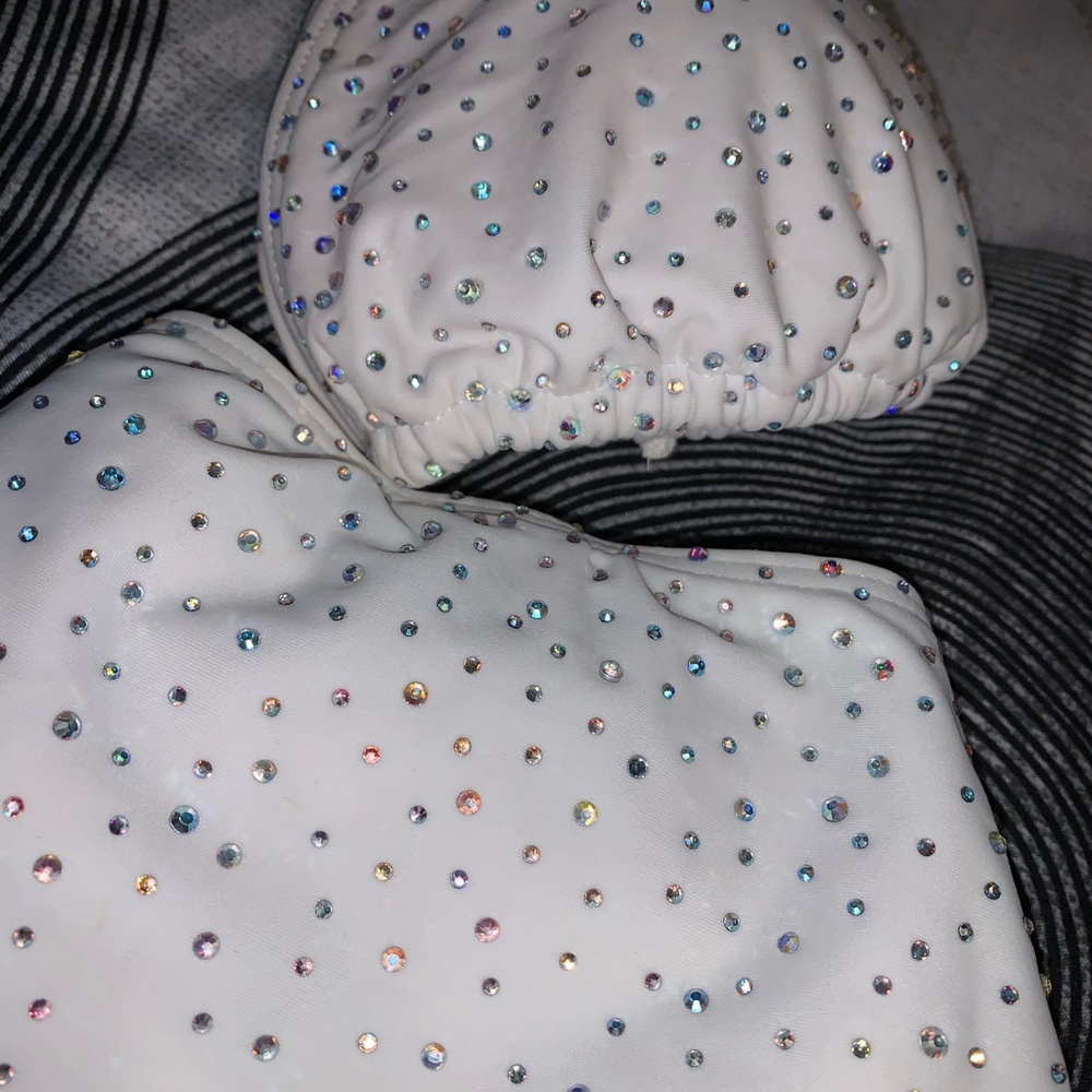 Dbleudazzled Rhinestone Bikini